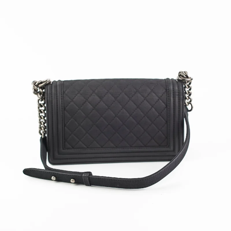 Chanel bags in luxury boutiques worldwideChanel Old Medium Boy Black