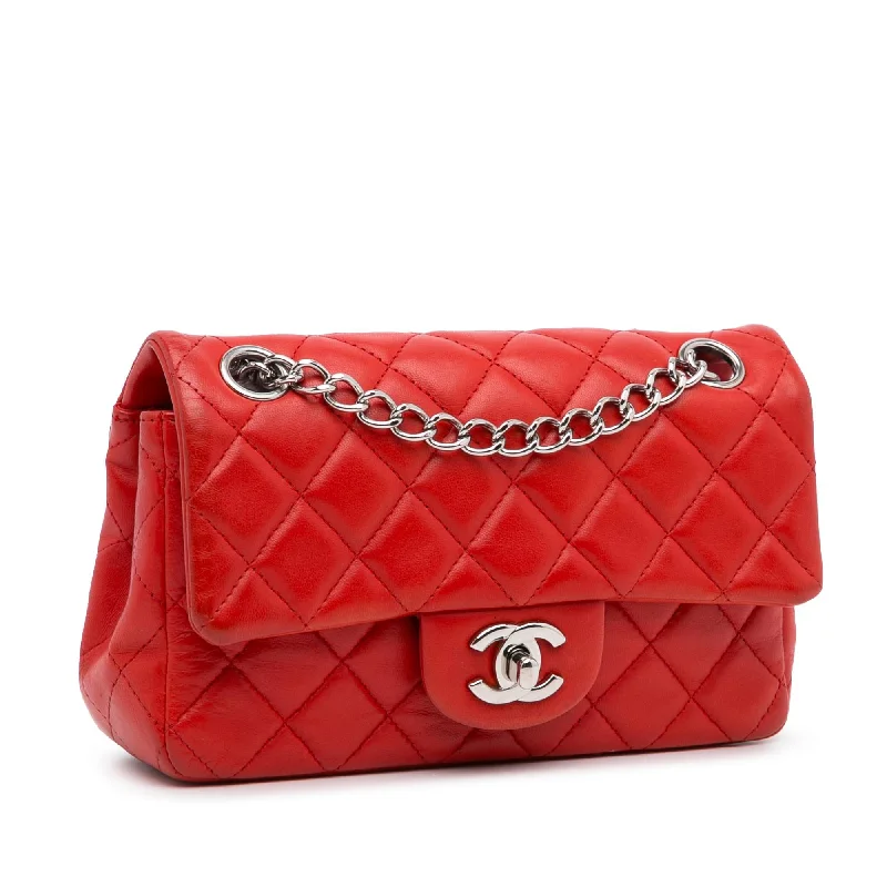 Chanel bags available in bold colors and patternsChanel New Mini Classic Lambskin Single Flap (Z0MDiN)