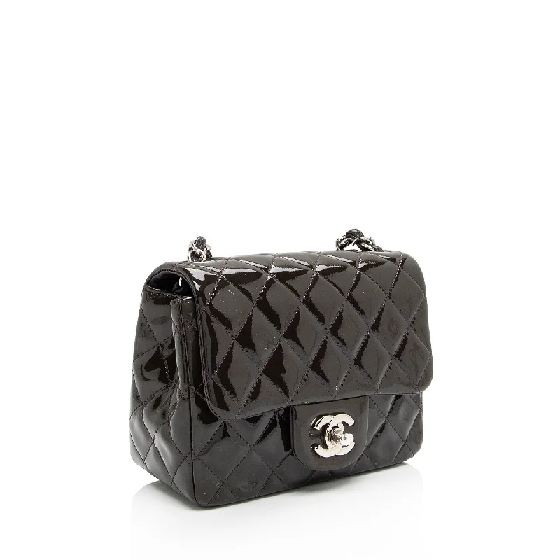 Chanel bags with the perfect balance of luxury and functionalityChanel Patent Leather Classic Square Mini Flap Bag