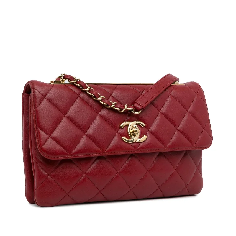 Chanel classicChanel Quilted Lambskin Trendy Flap