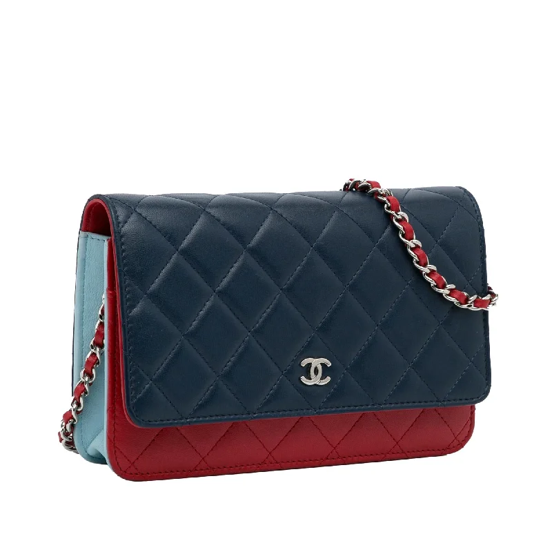 Chanel bags with exclusive seasonal releasesChanel Tricolor CC Wallet on Chain