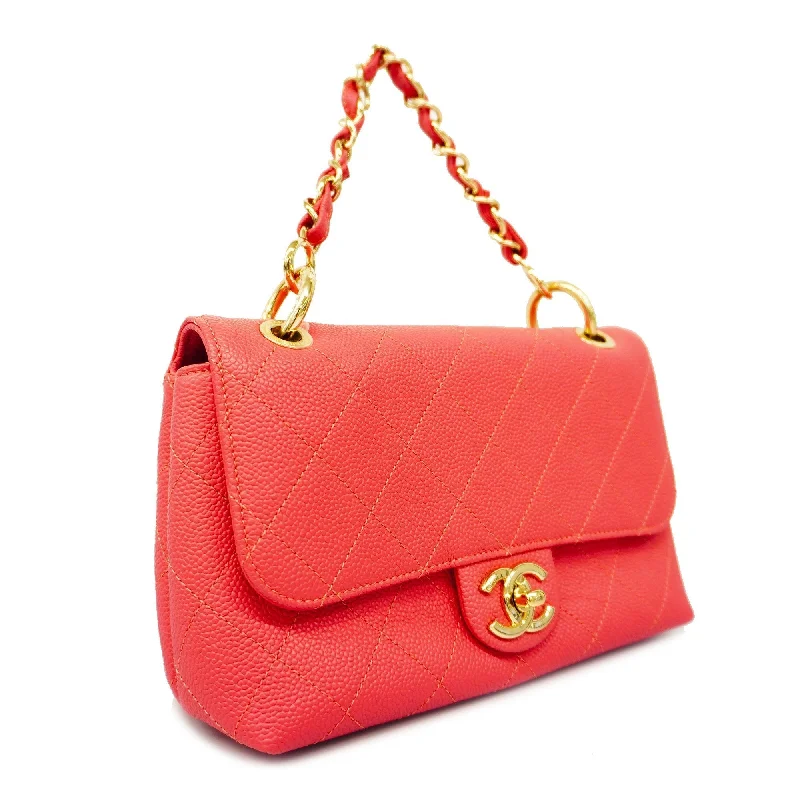 Chanel Quilted Leather Shoulder Bag for FashionistasCHANELAuth  Matelasse 2way Bag Women's Caviar Leather Handbag,Shoulder Bag Pink