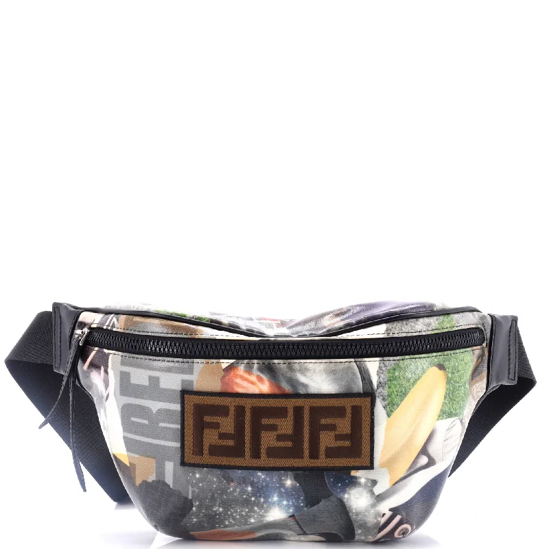 Fendi tote bags with a thermal - insulated pocket for keeping drinks hot or coldFendi x Hey Reilly Waist Bag Coated Canvas